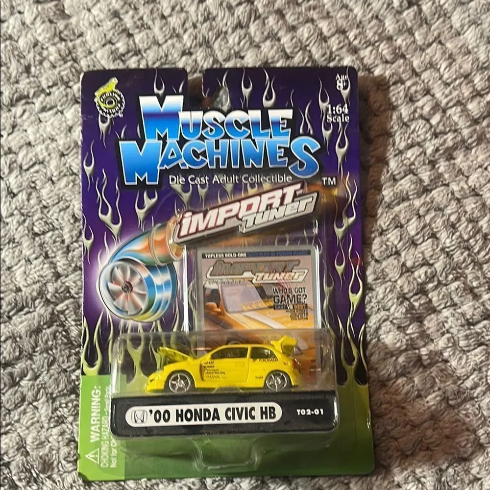 New muscle machines 1:64 scale  diecast adult collectible 2000 Honda Civic HB